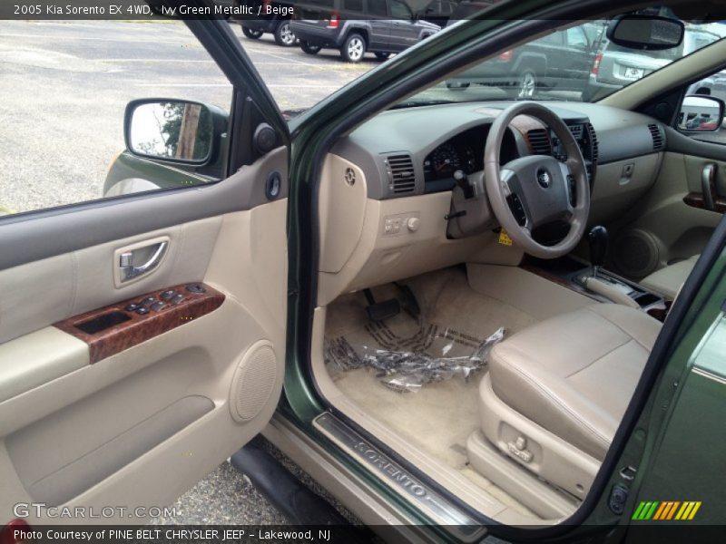 Ivy Green Metallic / Beige 2005 Kia Sorento EX 4WD