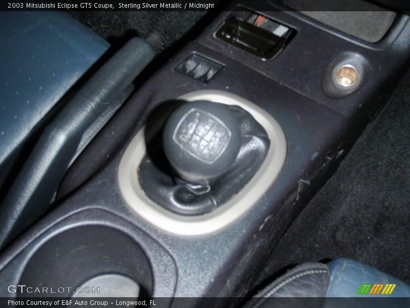 Sterling Silver Metallic / Midnight 2003 Mitsubishi Eclipse GTS Coupe