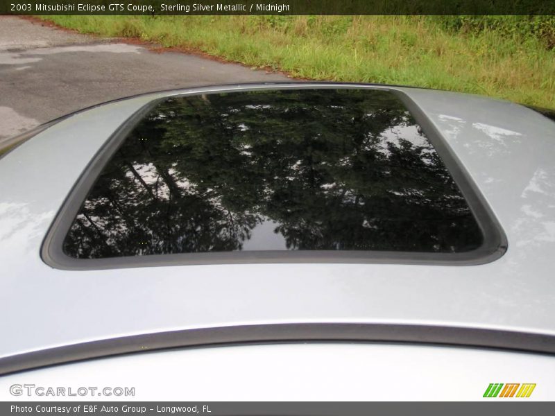 Sterling Silver Metallic / Midnight 2003 Mitsubishi Eclipse GTS Coupe