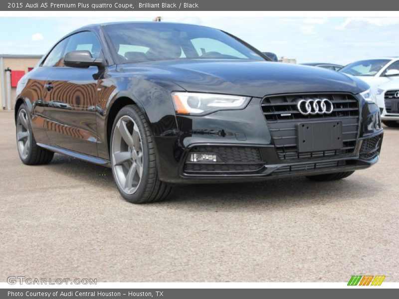 Brilliant Black / Black 2015 Audi A5 Premium Plus quattro Coupe