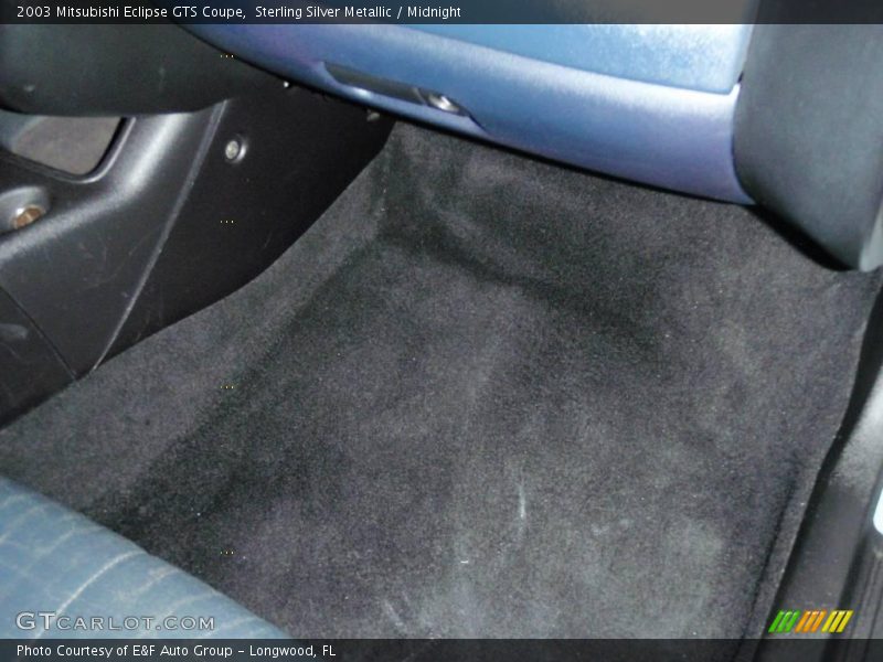 Sterling Silver Metallic / Midnight 2003 Mitsubishi Eclipse GTS Coupe