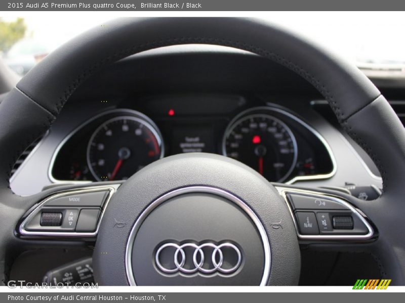 Brilliant Black / Black 2015 Audi A5 Premium Plus quattro Coupe