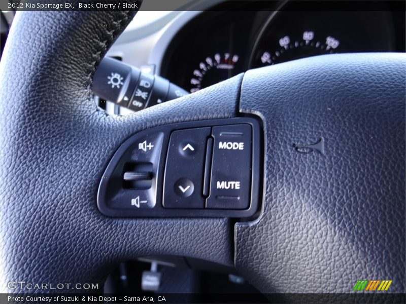 Black Cherry / Black 2012 Kia Sportage EX