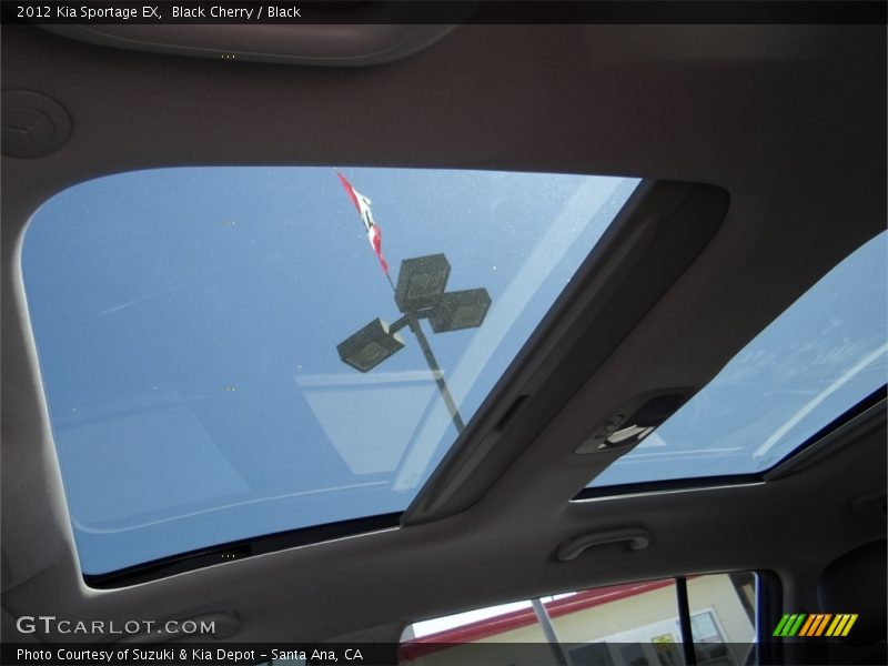 Black Cherry / Black 2012 Kia Sportage EX