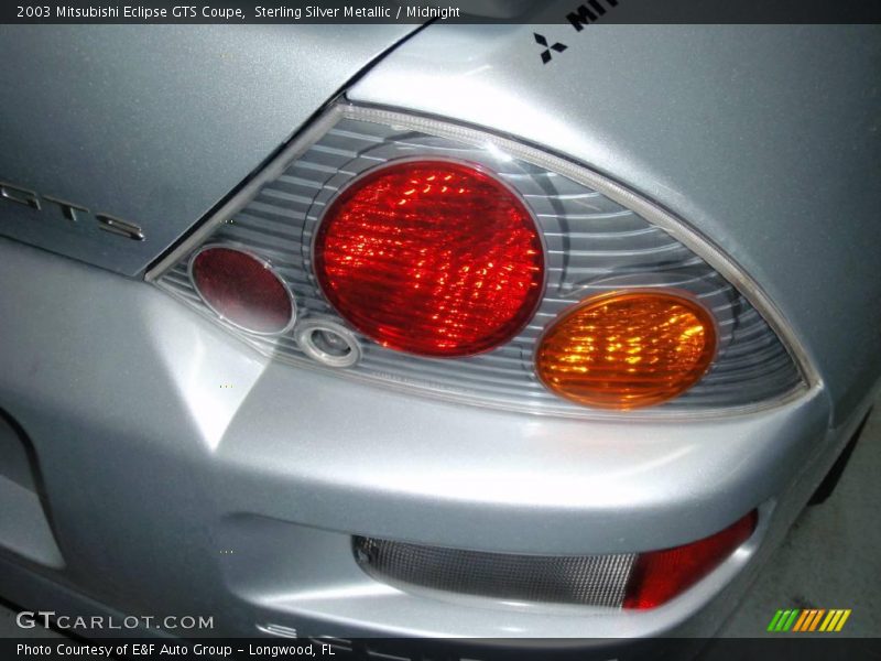 Sterling Silver Metallic / Midnight 2003 Mitsubishi Eclipse GTS Coupe