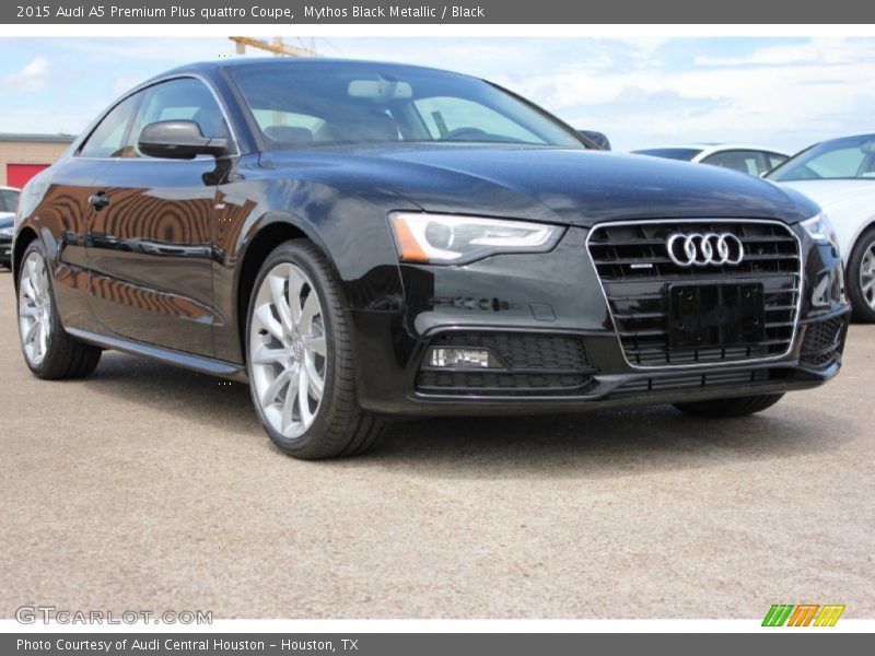 Mythos Black Metallic / Black 2015 Audi A5 Premium Plus quattro Coupe