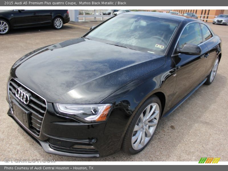 Mythos Black Metallic / Black 2015 Audi A5 Premium Plus quattro Coupe