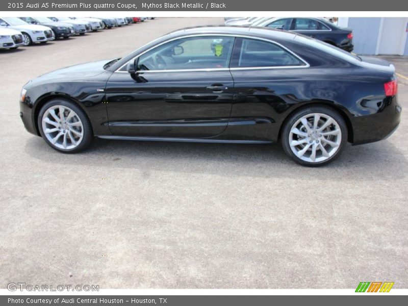 Mythos Black Metallic / Black 2015 Audi A5 Premium Plus quattro Coupe