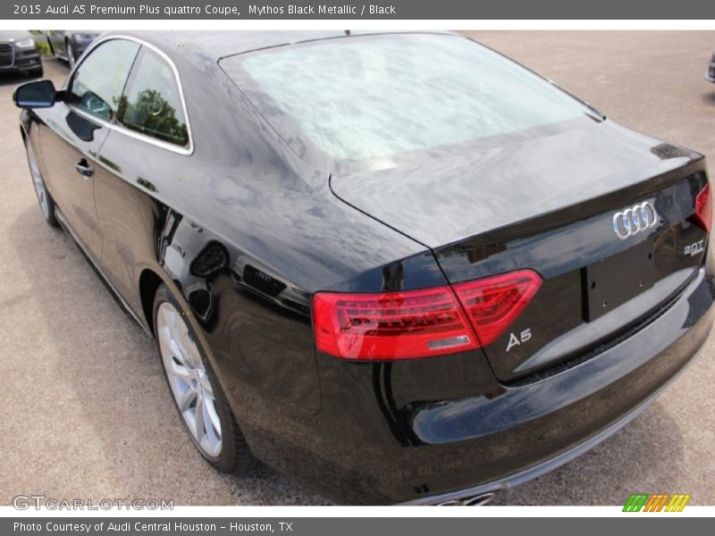 Mythos Black Metallic / Black 2015 Audi A5 Premium Plus quattro Coupe