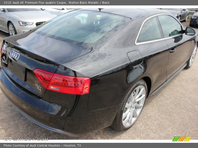 Mythos Black Metallic / Black 2015 Audi A5 Premium Plus quattro Coupe