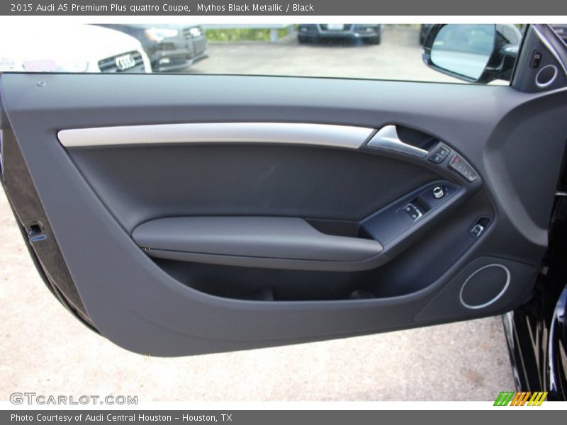 Mythos Black Metallic / Black 2015 Audi A5 Premium Plus quattro Coupe