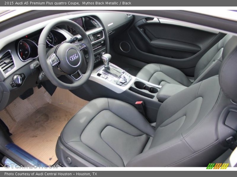 Mythos Black Metallic / Black 2015 Audi A5 Premium Plus quattro Coupe
