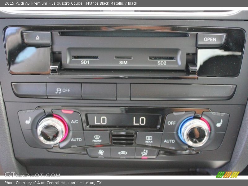 Mythos Black Metallic / Black 2015 Audi A5 Premium Plus quattro Coupe