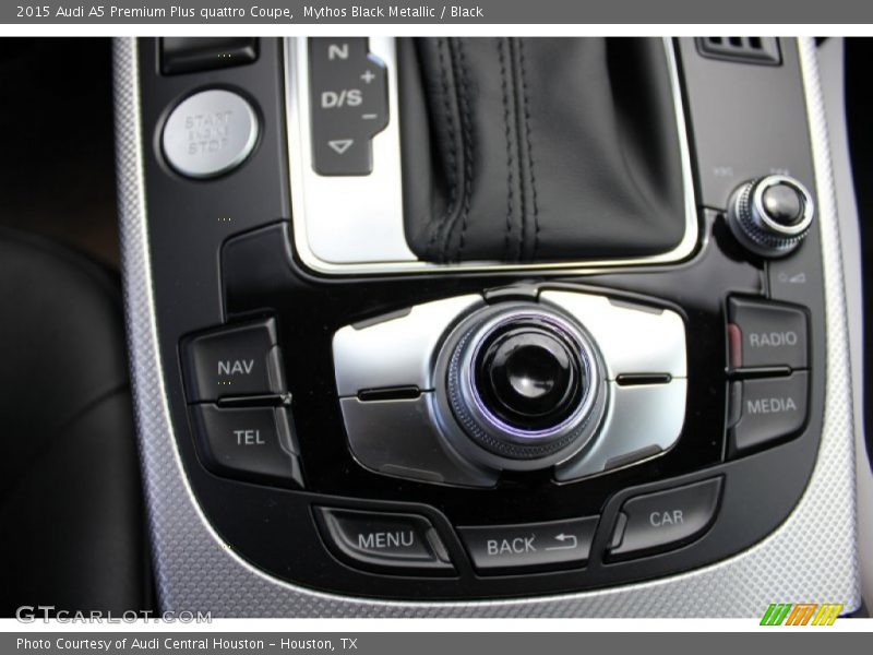 Mythos Black Metallic / Black 2015 Audi A5 Premium Plus quattro Coupe