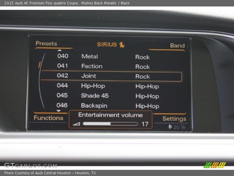 Mythos Black Metallic / Black 2015 Audi A5 Premium Plus quattro Coupe