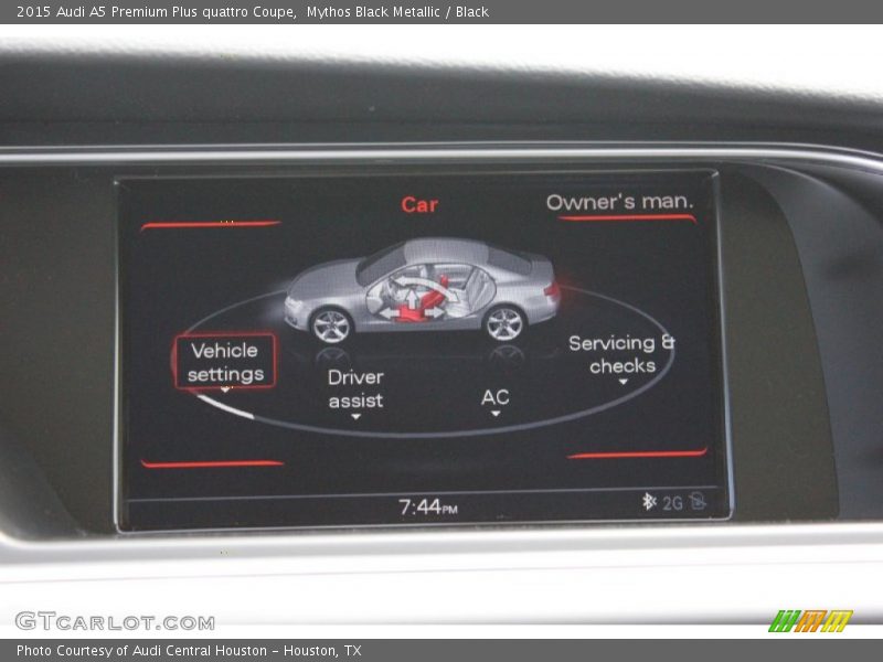 Mythos Black Metallic / Black 2015 Audi A5 Premium Plus quattro Coupe