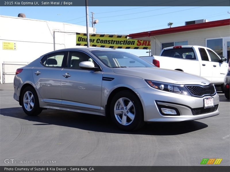 Satin Metal / Beige 2015 Kia Optima LX