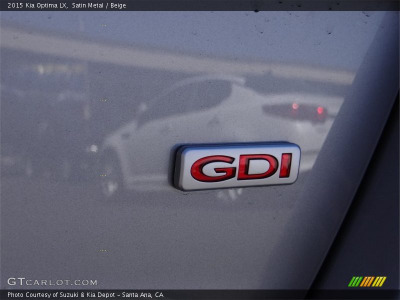 Satin Metal / Beige 2015 Kia Optima LX