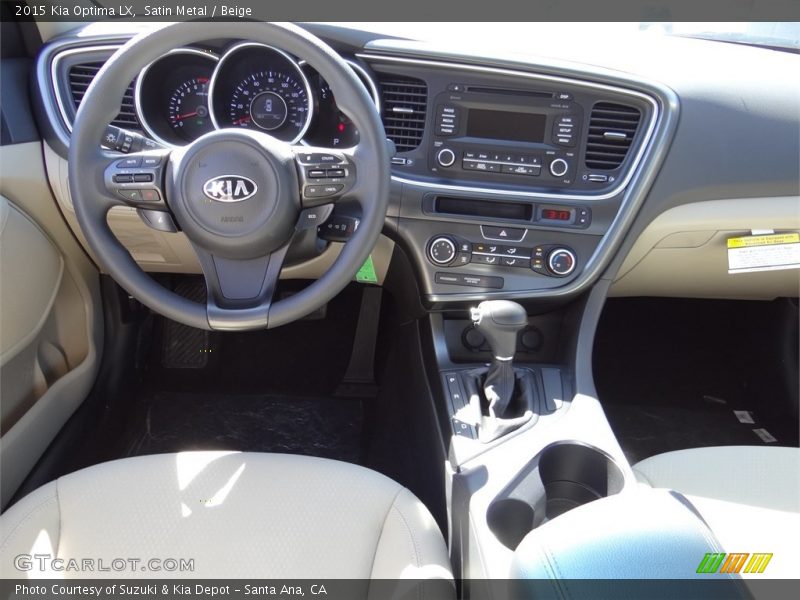 Dashboard of 2015 Optima LX