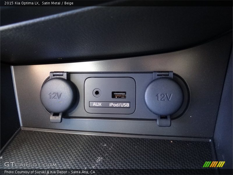 Satin Metal / Beige 2015 Kia Optima LX
