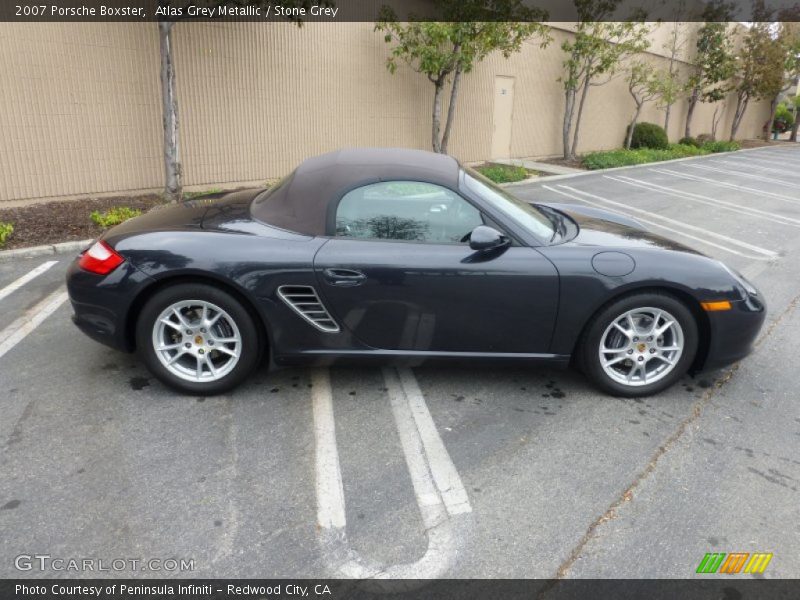 Atlas Grey Metallic / Stone Grey 2007 Porsche Boxster