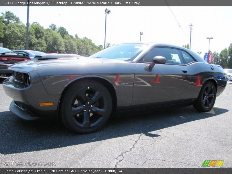 Granite Crystal Metallic / Dark Slate Gray 2014 Dodge Challenger R/T Blacktop