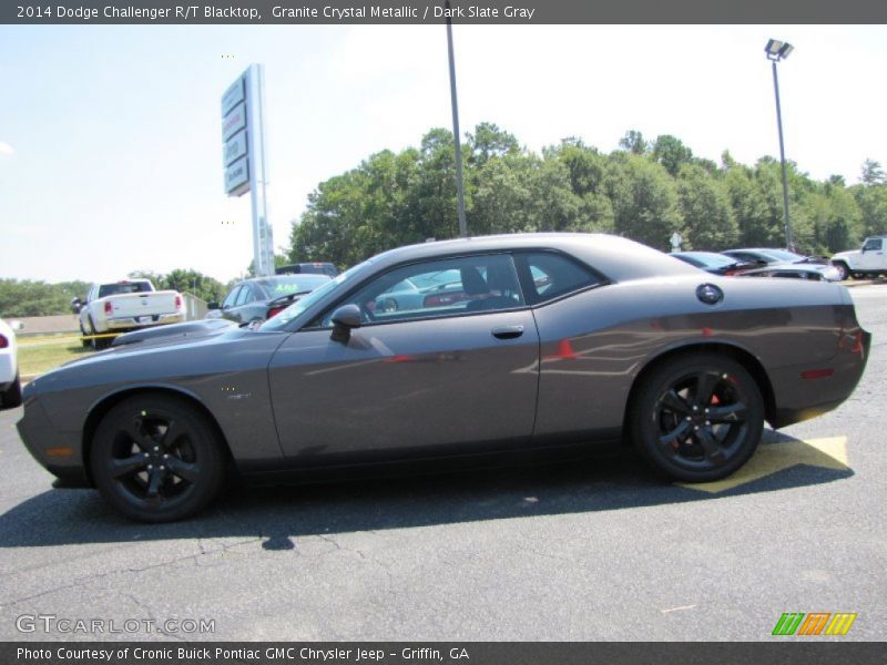 Granite Crystal Metallic / Dark Slate Gray 2014 Dodge Challenger R/T Blacktop