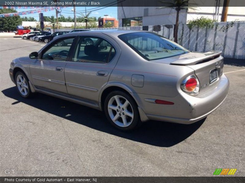 Sterling Mist Metallic / Black 2002 Nissan Maxima SE