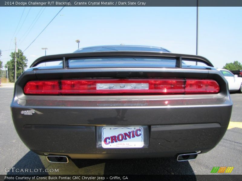 Granite Crystal Metallic / Dark Slate Gray 2014 Dodge Challenger R/T Blacktop