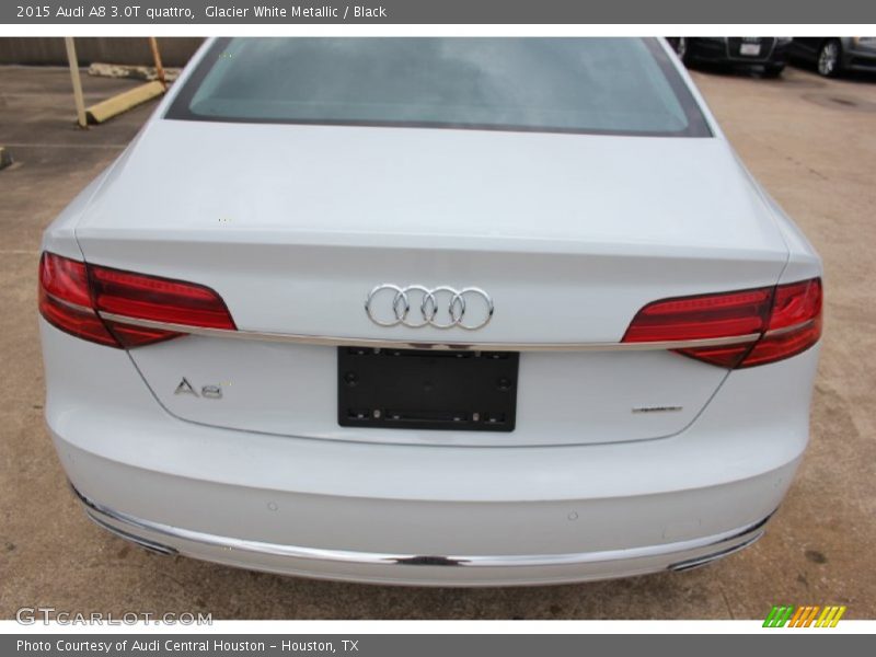 Glacier White Metallic / Black 2015 Audi A8 3.0T quattro