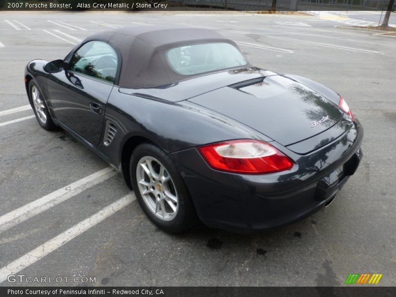 Atlas Grey Metallic / Stone Grey 2007 Porsche Boxster