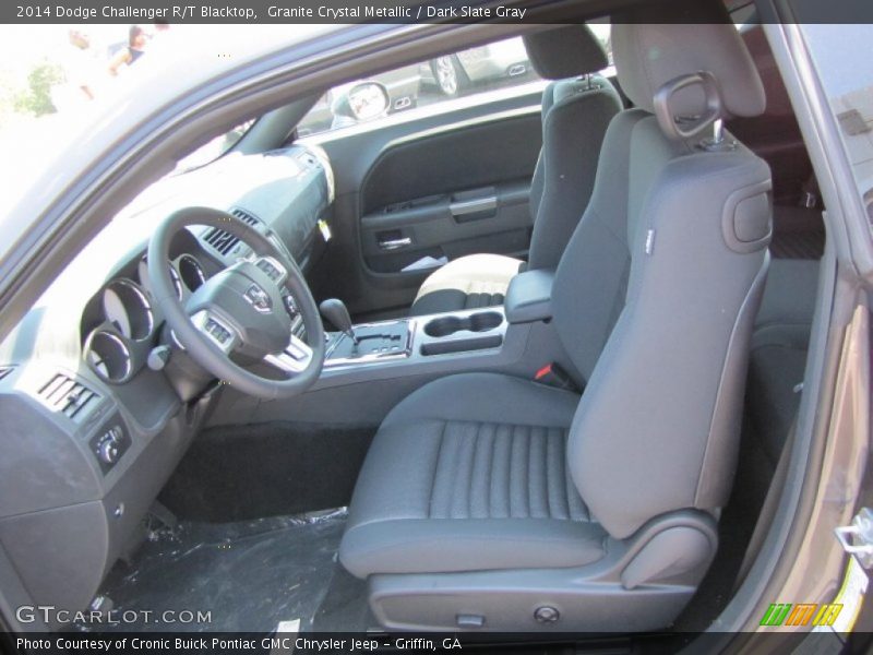 Granite Crystal Metallic / Dark Slate Gray 2014 Dodge Challenger R/T Blacktop