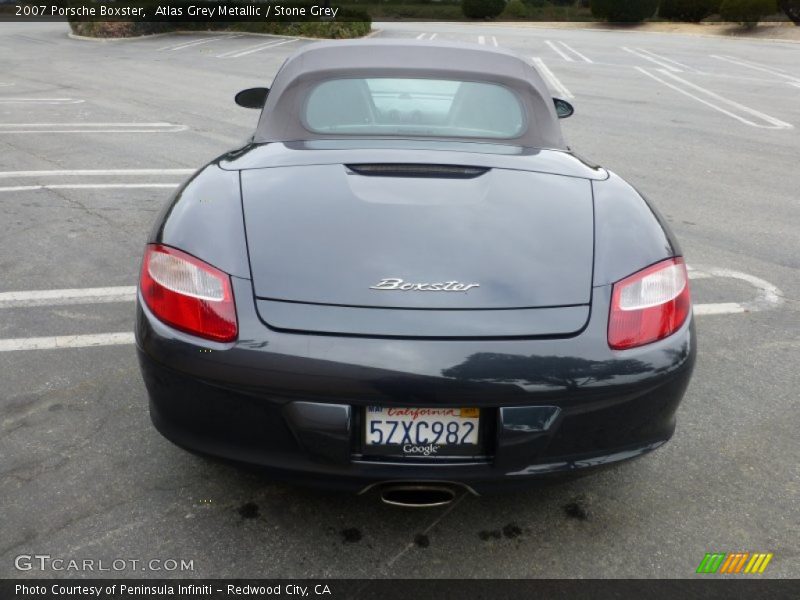 Atlas Grey Metallic / Stone Grey 2007 Porsche Boxster