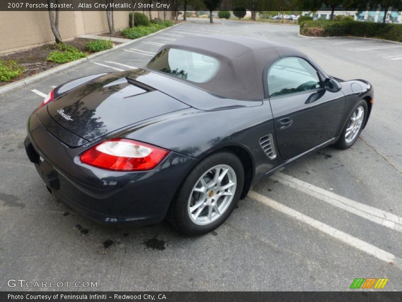 Atlas Grey Metallic / Stone Grey 2007 Porsche Boxster