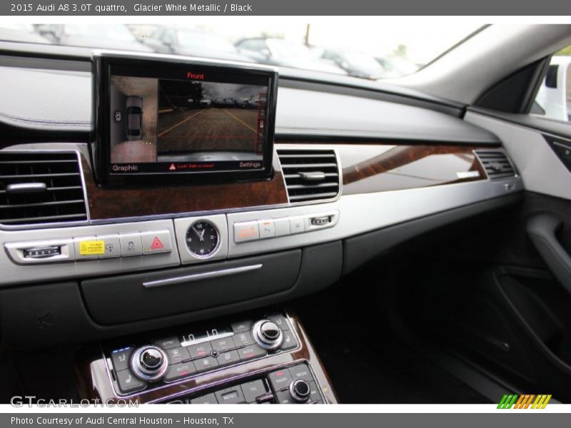 Glacier White Metallic / Black 2015 Audi A8 3.0T quattro