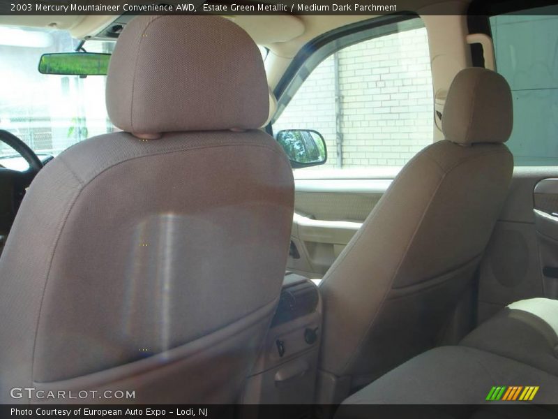 Estate Green Metallic / Medium Dark Parchment 2003 Mercury Mountaineer Convenience AWD