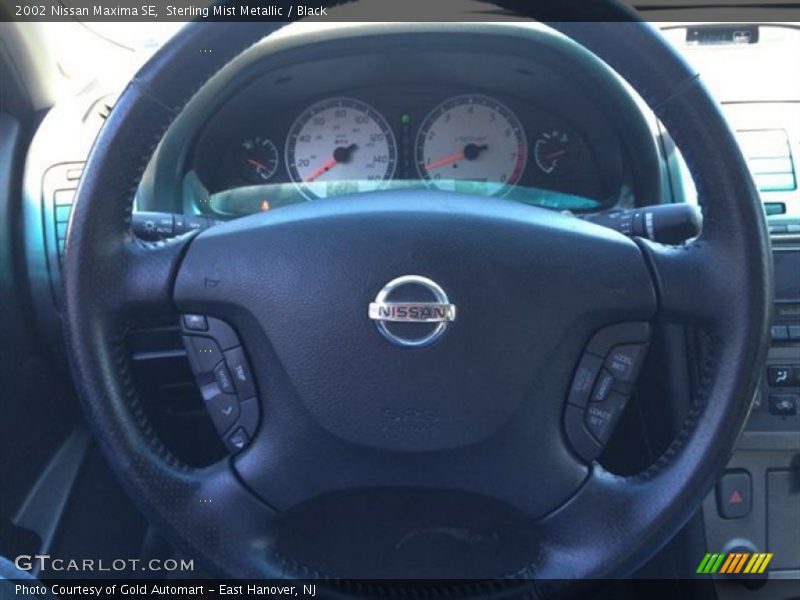 Sterling Mist Metallic / Black 2002 Nissan Maxima SE