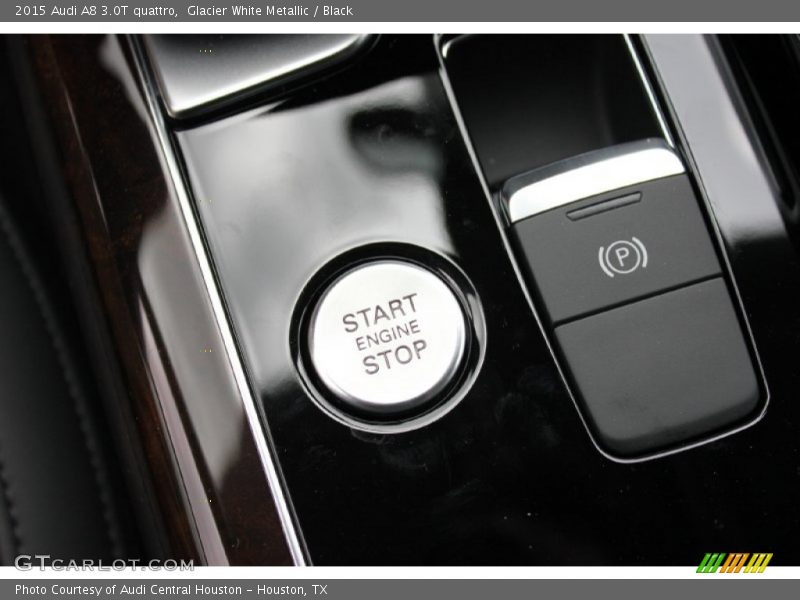 Glacier White Metallic / Black 2015 Audi A8 3.0T quattro