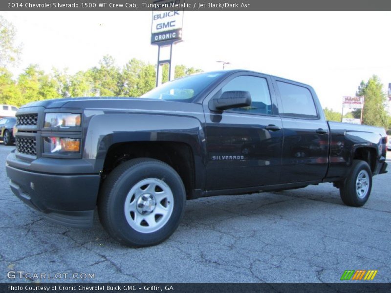 Tungsten Metallic / Jet Black/Dark Ash 2014 Chevrolet Silverado 1500 WT Crew Cab