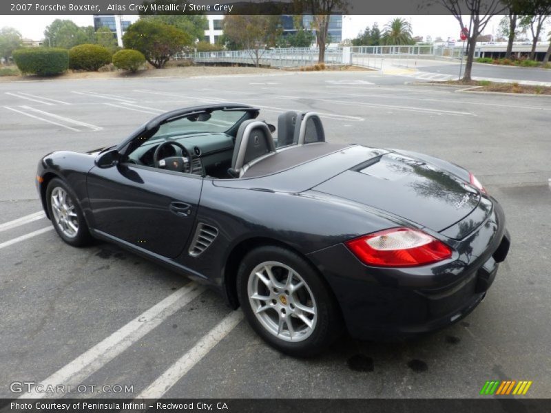 Atlas Grey Metallic / Stone Grey 2007 Porsche Boxster