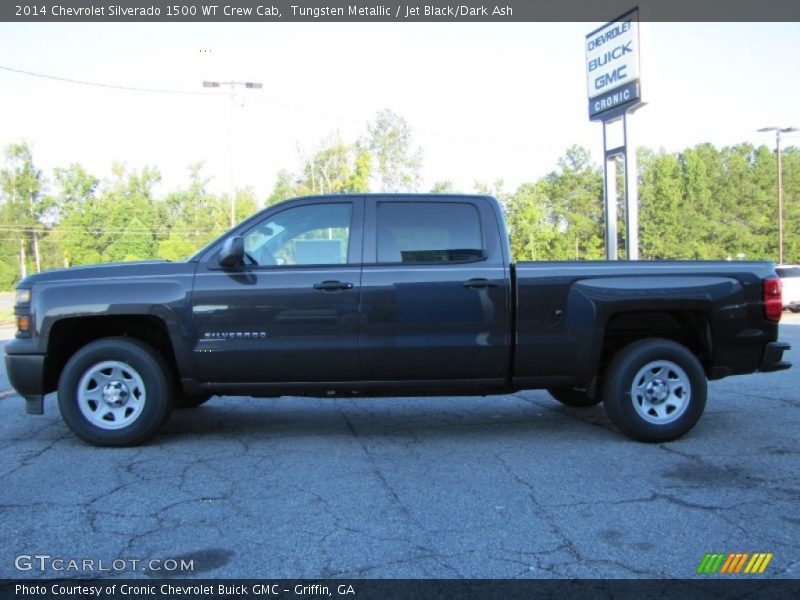 Tungsten Metallic / Jet Black/Dark Ash 2014 Chevrolet Silverado 1500 WT Crew Cab