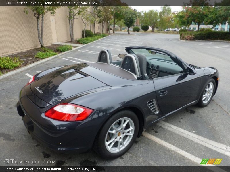 Atlas Grey Metallic / Stone Grey 2007 Porsche Boxster