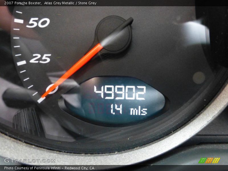 Atlas Grey Metallic / Stone Grey 2007 Porsche Boxster