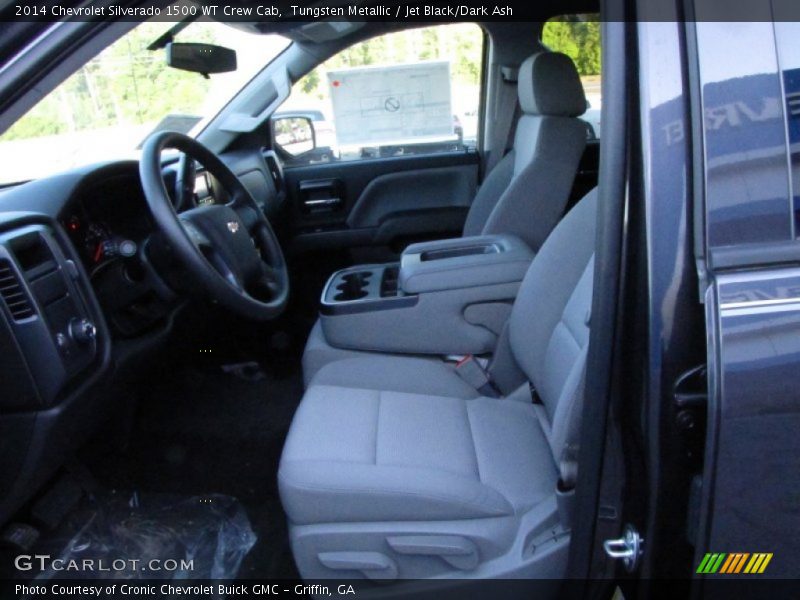 Tungsten Metallic / Jet Black/Dark Ash 2014 Chevrolet Silverado 1500 WT Crew Cab