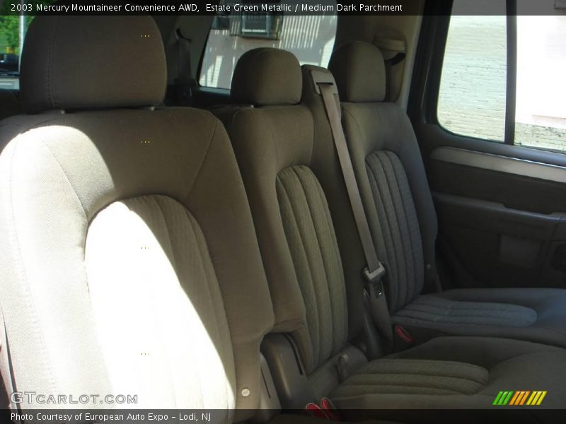 Estate Green Metallic / Medium Dark Parchment 2003 Mercury Mountaineer Convenience AWD
