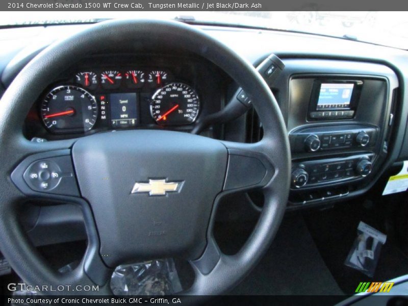 Tungsten Metallic / Jet Black/Dark Ash 2014 Chevrolet Silverado 1500 WT Crew Cab