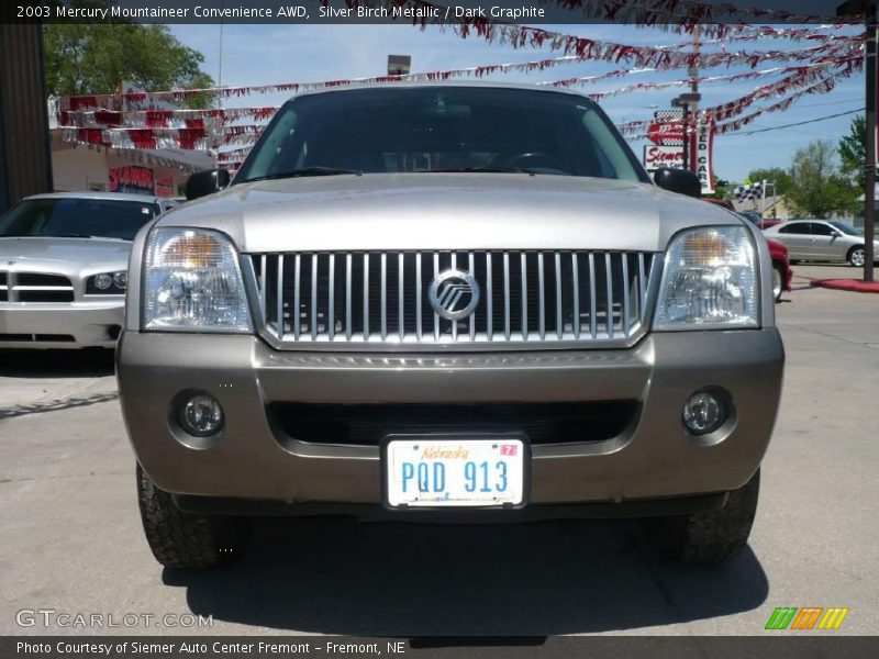 Silver Birch Metallic / Dark Graphite 2003 Mercury Mountaineer Convenience AWD