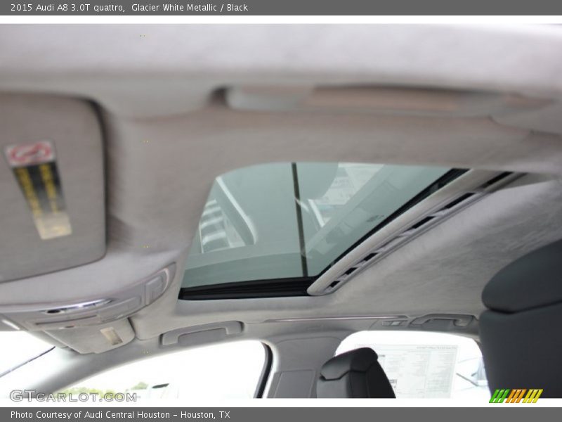 Glacier White Metallic / Black 2015 Audi A8 3.0T quattro