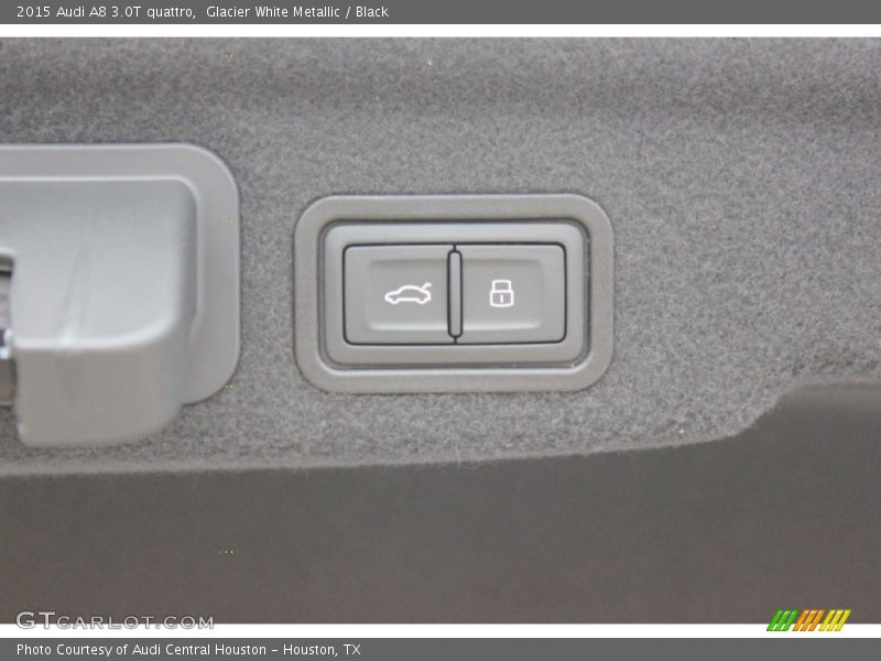 Glacier White Metallic / Black 2015 Audi A8 3.0T quattro