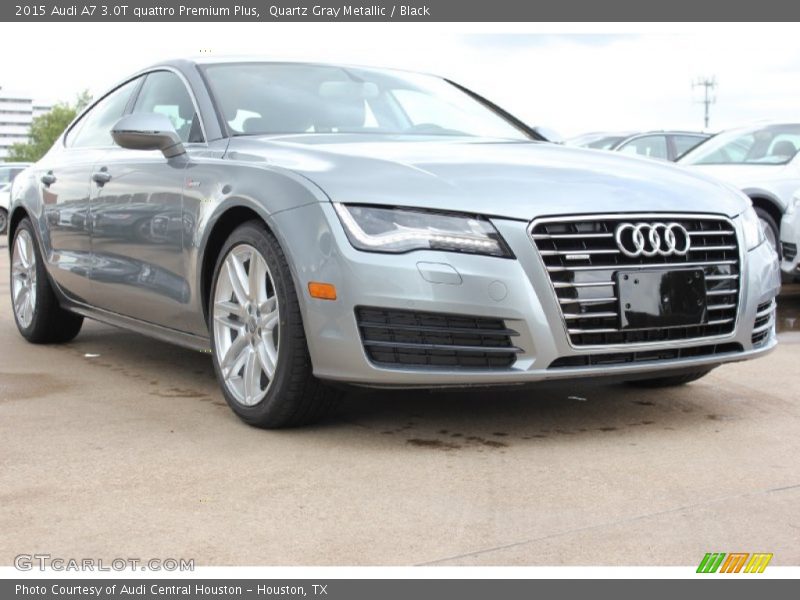 Quartz Gray Metallic / Black 2015 Audi A7 3.0T quattro Premium Plus